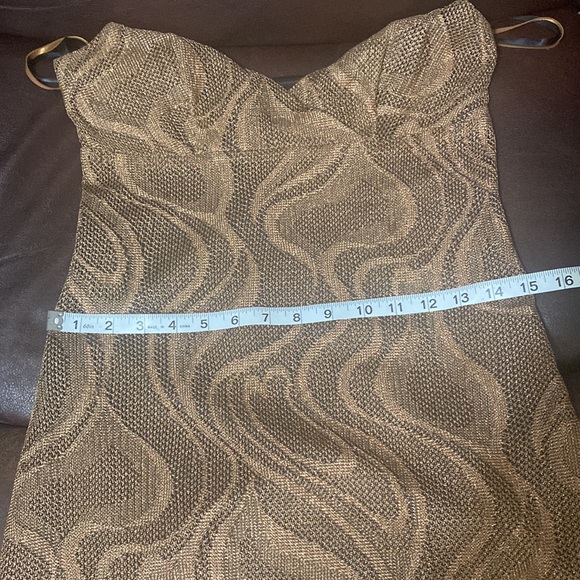 Express occasion dress with fringe and metallic shimmer. - Picture 14 of 16